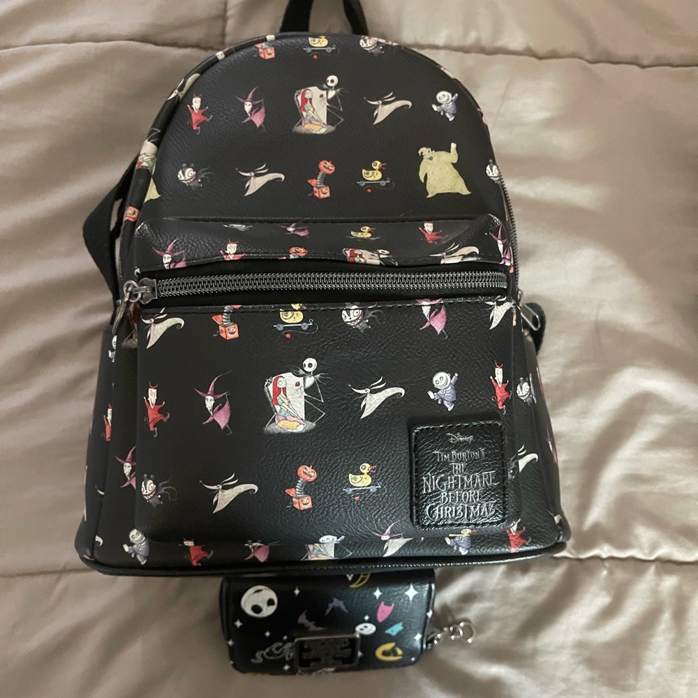 Disney Black Nightmare Before Christmas Backpack